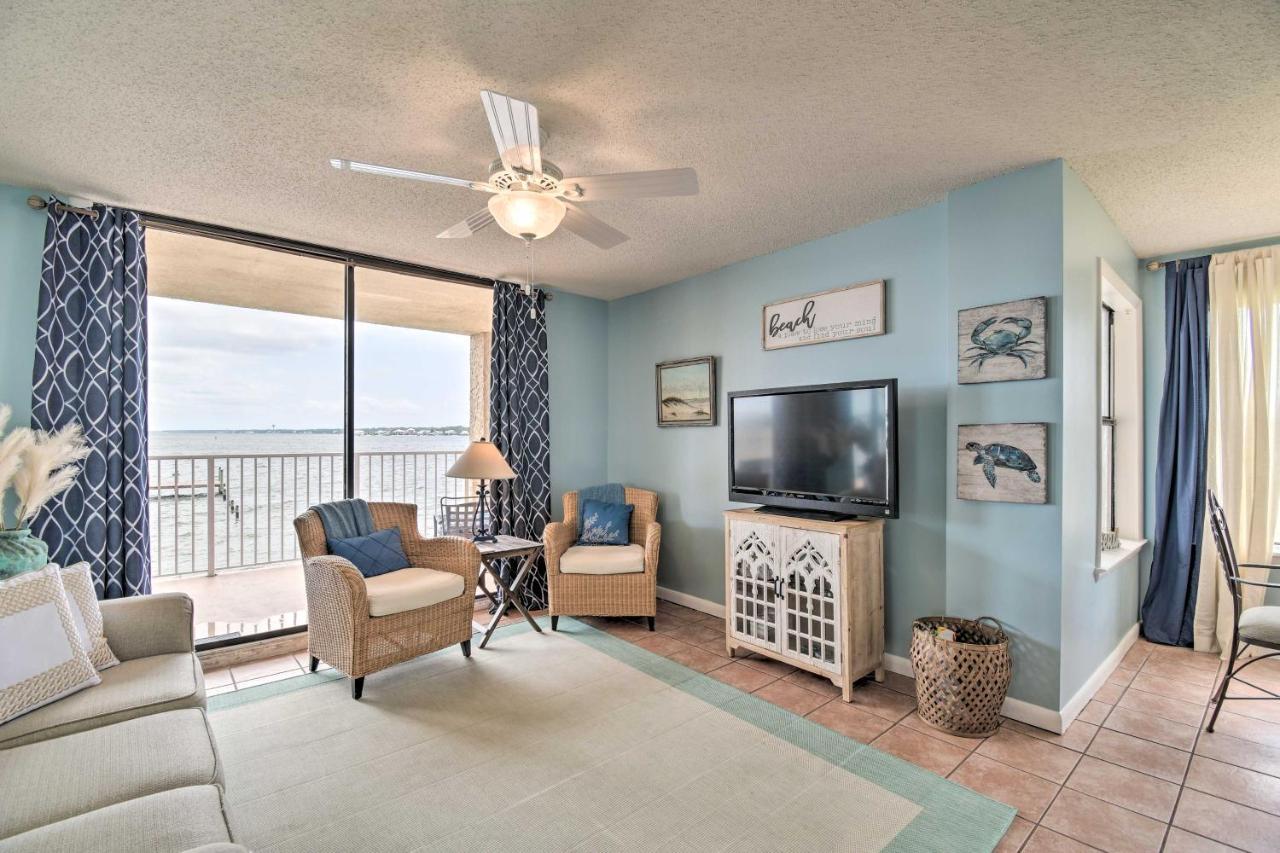 Waterfront Gulf Shores Condo With Patio, Pier And Pool Dış mekan fotoğraf