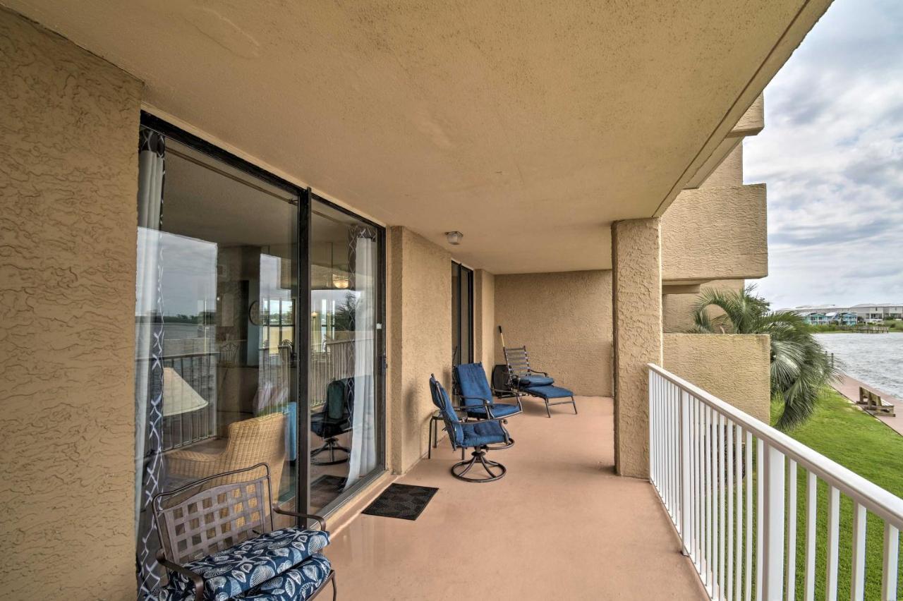 Waterfront Gulf Shores Condo With Patio, Pier And Pool Dış mekan fotoğraf